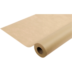 Nappe ProNappe, hydrofuge, essuyable, indéchirable, L 20 m x l 1200 mm, Spunbond recyclable, brun ficelle, 1 rouleau