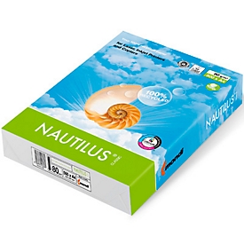 Recyclingpapier Mondi Nautilus Classic, DIN A4, 80 g/m², presseweiß