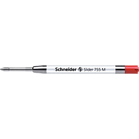 Navulling groot formaat SCHNEIDER Slider 755, lijndikte M, rood, 10 stuks