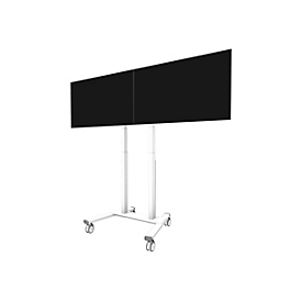 Neomounts ADM-875WH2 - Montagekomponente (Montage-Adapter) - für 2 LCD-Displays - verriegelbar - Stahl - weiß