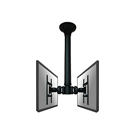 Neomounts FPMA-C200D - Halterung - Voll beweglich - für 2 LCD-Displays - Schwarz - Bildschirmgröße: 25.4-102 cm (10"-40")
