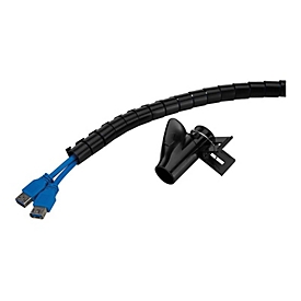 Neomounts - Kabelmanagement-Tülle - für 1-4 Kabel, universell - Schwarz - 2 m