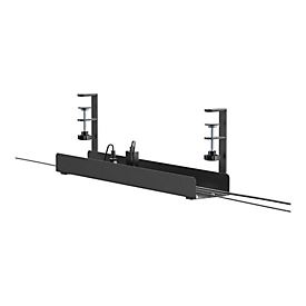 Neomounts - Kabelmanagementfach - Klemmdesign, universell - Tisch montierbar - Schwarz
