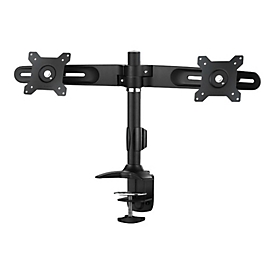 Neovo DMC-02D - Befestigungskit - für 2 LCD-Displays - Kunststoff, Stahl, Aluminiumlegierung - Schwarz/Silber - Bildschirmgröße: bis zu 61 cm (bis zu 24 Zoll)