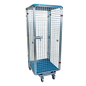 Nestbare metalen container, type antidiefstal, 4-zijdig
