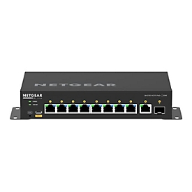 NETGEAR AV Line M4250-9G1F-PoE+ - Switch - L3 - managed - 8 x 10/100/1000 (8 PoE+) + 1 x 10/100/1000 + 1 x Gigabit SFP - Seite-zu-Seite-Luftstrom