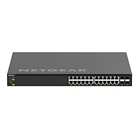 NETGEAR AV Line M4350-24X4V - Switch - L3 - managed - 24 x 100/1000/2.5G/5G/10GBase-T (PoE+) + 4 x 1/10/25 Gigabit SFP28 - Luftstrom von vorne nach hinten