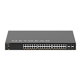 NETGEAR AV Line M4350-36X4V - Switch - L3 - managed - 36 x 100/1000/2.5G/5G/10GBase-T (PoE++) + 4 x 1/10/25 Gigabit SFP28 - Luftstrom von vorne nach hinten