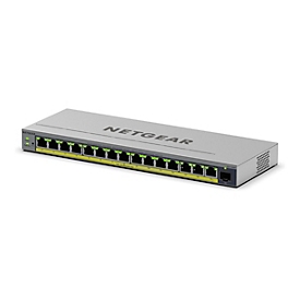 Netgear Easy Smart GS116EP - Switch - L3 - Smart - 1 x 10/100/1000 + 15 x 10/100/1000 (PoE+)