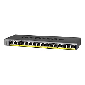 NETGEAR GS116LP - Switch - 16 Anschlüsse - an Rack montierbar