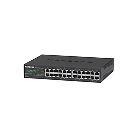 NETGEAR GS324v2 - Switch - 24 Anschlüsse - unmanaged - an Rack montierbar
