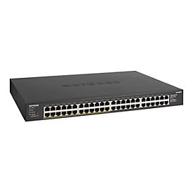 NETGEAR GS348PP - Switch - unmanaged - 48 x 10/100/1000 (24 PoE+) - Desktop, an Rack montierbar - PoE+ (380 W)