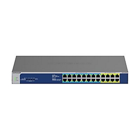 NETGEAR GS524UP - Switch - 24 Anschlüsse - unmanaged - an Rack montierbar