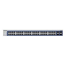 NETGEAR GS748T - V6 - Switch - L3 Lite - Smart - 48 x 10/100/1000 + 2 x Gigabit SFP + 2 x Kombi-Gigabit-SFP
