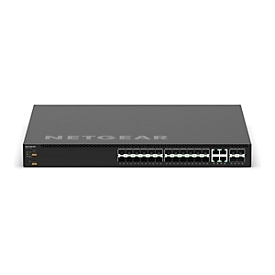 NETGEAR M4350 Series M4350-24F4X - Switch - L3 - managed - 24 x 1/2.5 Gigabit SFP + 4 x C 10 G-Bit SFP+ - Luftstrom von vorne nach hinten