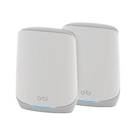 NETGEAR Orbi RBK762S - WLAN-System - (Router, Extender) - bis zu 465 m² - Netz 1GbE - Wi-Fi 6