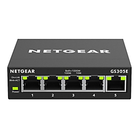 NETGEAR Plus GS305E - switch - 5 poorten - intelligent