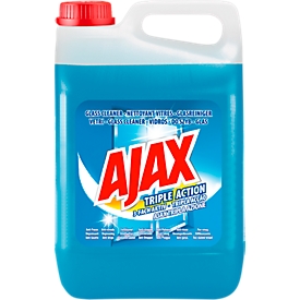 Nettoyant pour vitres AJAX, triple action, bidon de 5 litres