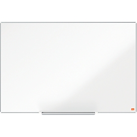 nobo Whiteboard Prestige, Stahl, weiß emailliert, magnethaftend, B 900 x H 600 mm
