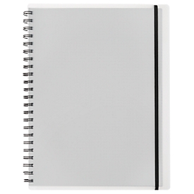 Notebook Easy, A4, KolmaFlex, 100 Blatt, 5 mm, kariert, farblos
