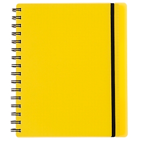 Notebook Easy, A5, KolmaFlex, 100 Blatt, 5 mm, kariert, gelb