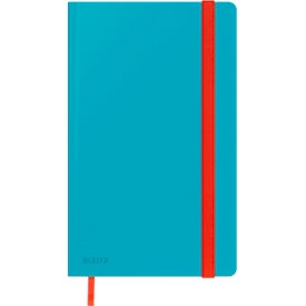 Notitieboek Leitz Cosy, DIN A5, ruitvormig, 100 g/m² papier, 80 vel, harde kaft, blauw