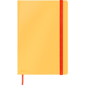 Notitieboek Leitz Cosy, DIN B5, ruitvormig, 100 g/m² papier, 80 vel, harde kaft, geel