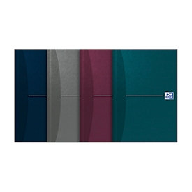Notizbuch OXFORD Essentials, 96 Blatt, DIN A5, liniert, mit Rand, gebunden, verschiedene Farben, assortiert, 5 Stk.