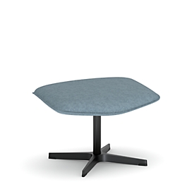 Nowy Styl Beinauflage Otuli, für Drehsessel Otuli, bis 110 kg, Polyesterbezug/Aluminium, denimblau/schwarz