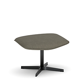Nowy Styl Beinauflage Otuli, für Drehsessel Otuli, bis 110 kg, Polyesterbezug/Aluminium, taubengrau/schwarz