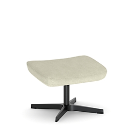 NowyStyl Beinauflage Barrique, für Drehsessel Barrique, bis 110 kg, Polyesterbezug/Aluminium, braun/schwarz