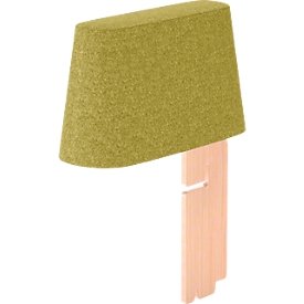 NowyStyl Rückenlehne für Sitzpoufs Tri.Ply L und M, gelb