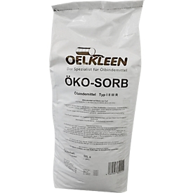 Oel-Kleen Bindemittel, Typ R/W, ölbindend, auf Torfbasis, Körnung 22, für Straße & Wasser, bei Leckagen und Verschüttungen, 50 Liter