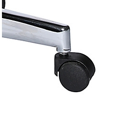 Office chair castors for hard floors, for OPEN XT office chair, load-dependent brake, plastic, black, 5 pcs.