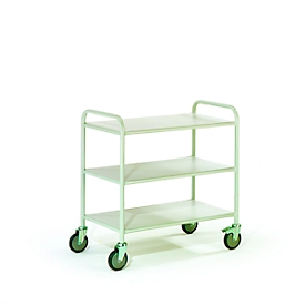 Office trolley with 3 levels, 780 x 500 mm