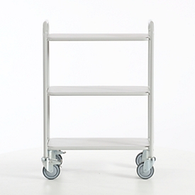 Office trolley without separating grille, 710 x 290 mm