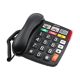 Olympia 4500 - Telefon mit Schnur - Schwarz