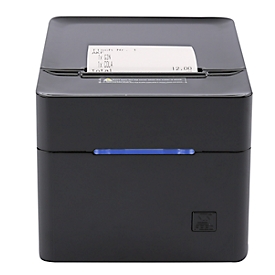 Olympia KPR 80 Plus, imprimante de reçus, impression thermique, coupe partielle et complète, largeur du papier 80 mm, largeur d'impression 72 mm, 250 mm/min, USB/RS232/RJ45/IEEE1284, noir