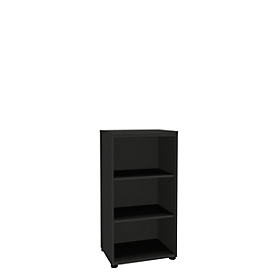 Open kast, 1-delig, 3 ordnerhoogten, b 600 mm, grafiet