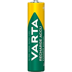 Oplaadbare batterij VARTA POWER PLAY LONGLIFE, micro AAA, 2 stuks