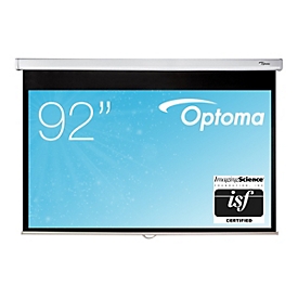 Optoma PWC - Leinwand - Deckenmontage möglich, geeignet für Wandmontage - 233.7 cm (92") - 16:9 - Matte White