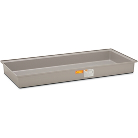 Opvangbak 220/3 - van glasvezelversterkte kunststof (GVK) - 220 liter - voor 3 vaten van 220 L - B 1880 x D 850 x H 190 mm - zonder rooster