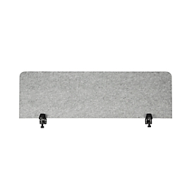 Opzetpaneel voor bureautafel akoestiek to go 3000 silent.desk, solo, B 1800 x H 500 mm, geluidsabsorptieklasse C