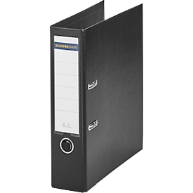 Ordner - A4 - rugbreedte 80 mm - zwart - ons merk Schäfer Shop Select