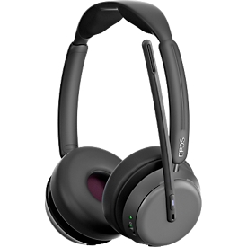 Oreillette Bluetooth EPOS IMPACT 1060, binaural, optimisé UC, portée 30 m, noir