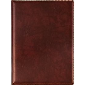 Organisateur Exquisit VELOFLEX, format A4, cuir, brun
