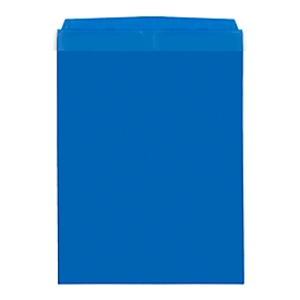 Orgatex insteekhoezen, m. klep, A4 staand, blauw, 50 st.