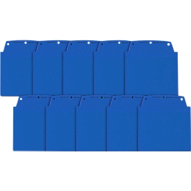 Orgatex transparent sleeves, A6 transversal, blue, 10 pcs.