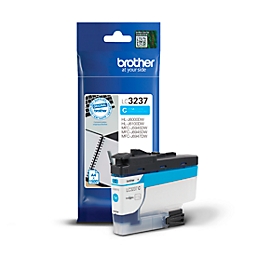 Original Brother Tintenpatrone LC-3237C, Einzelpack, cyan