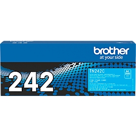Original Brother Toner TN-242C, Einzelpack, cyan